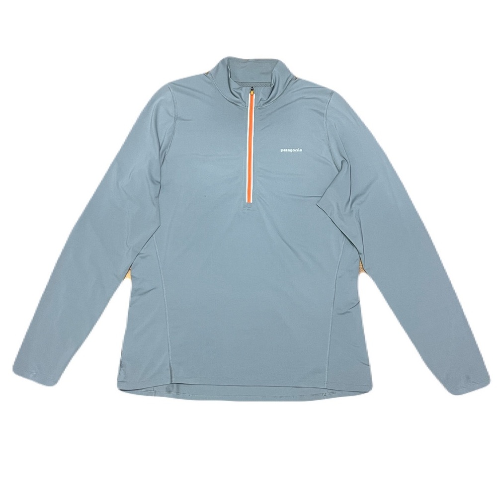 Patagonia Long Sleeve All Weather 1/2 Zip Top in Grey, Men’s size Large